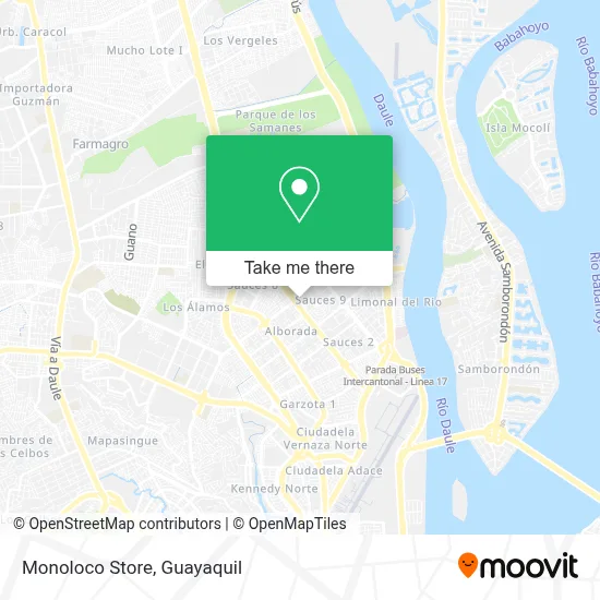 Monoloco Store map