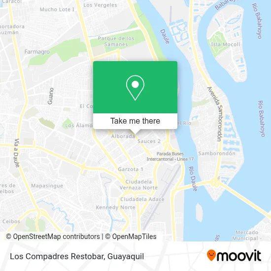 Los Compadres Restobar map