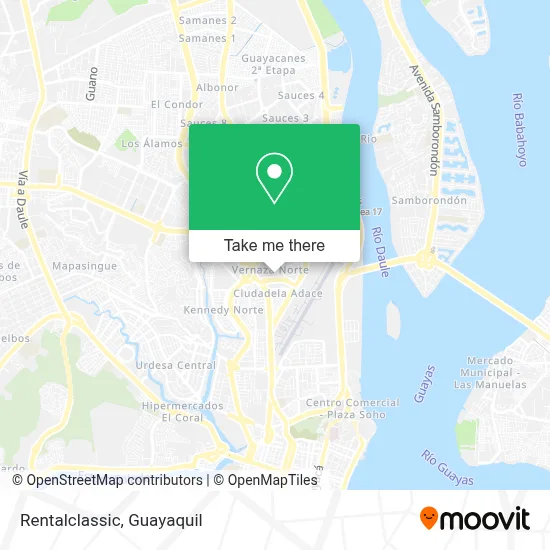 Rentalclassic map