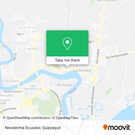 Neoderma Ecuador map