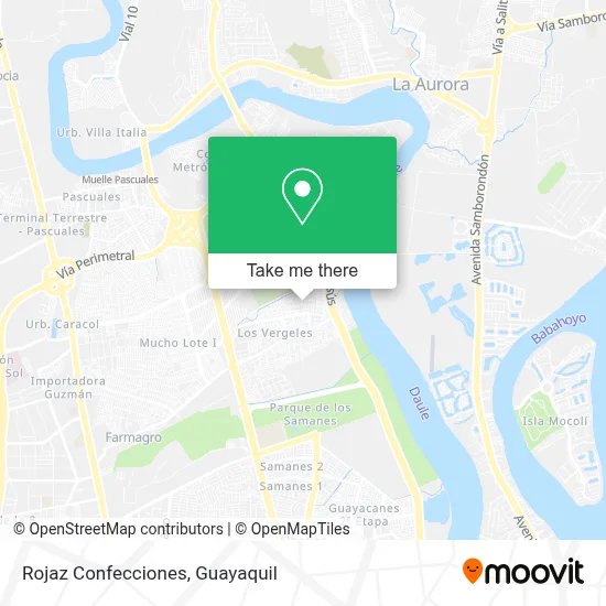 Rojaz Confecciones map