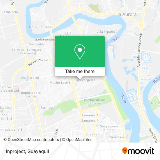 Inproject map