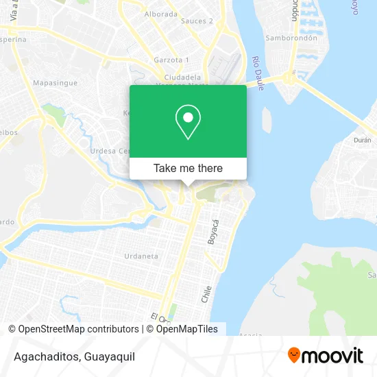 Agachaditos map