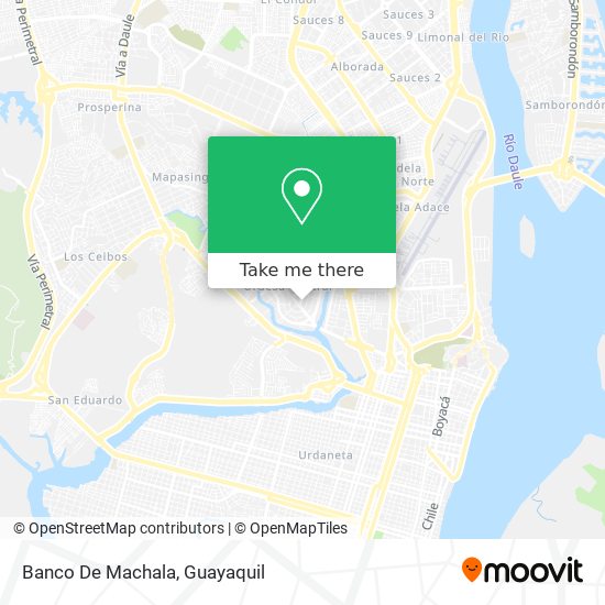 Mapa de Banco De Machala