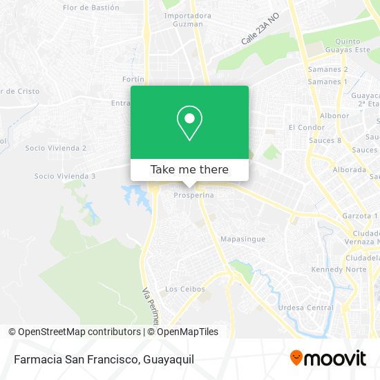Farmacia San Francisco map