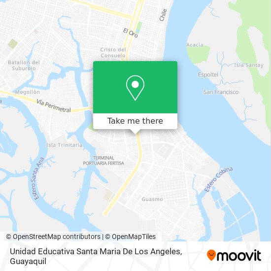 Mapa de Unidad Educativa Santa Maria De Los Angeles