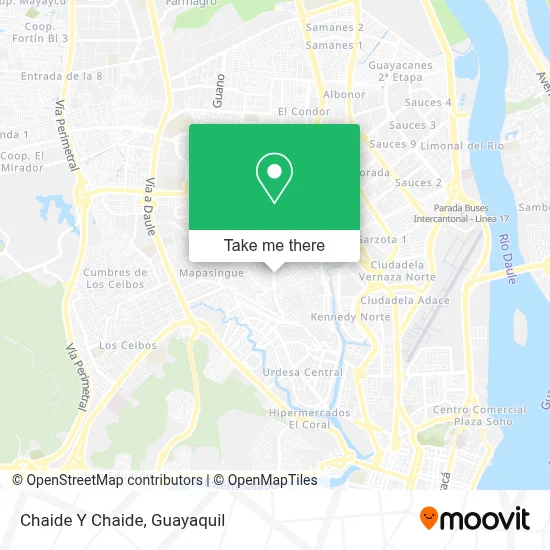 Chaide Y Chaide map