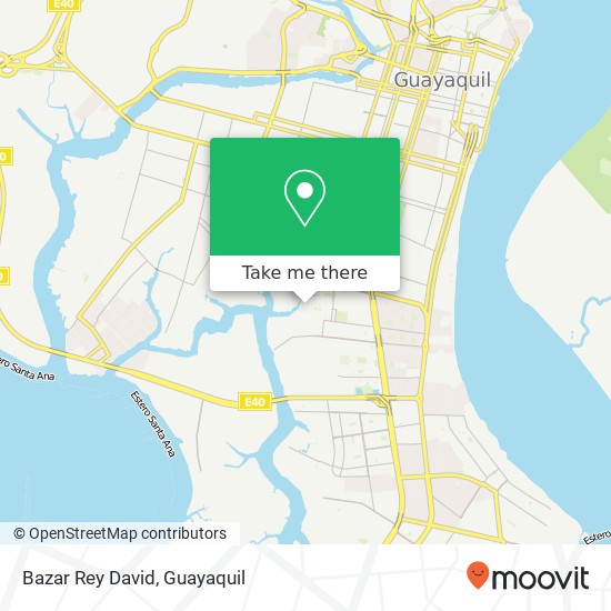 Bazar Rey David map