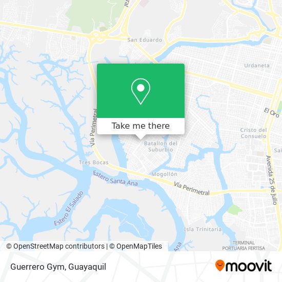 Guerrero Gym map