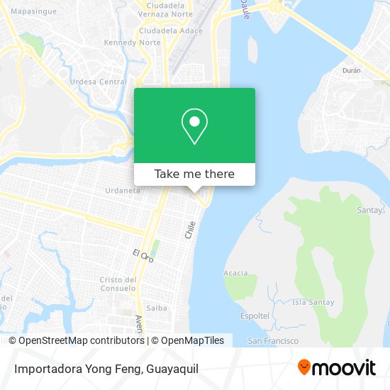 Importadora Yong Feng map