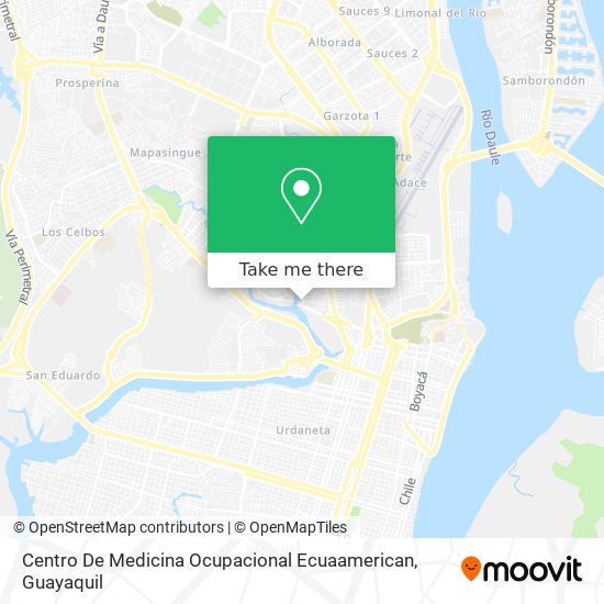 Centro De Medicina Ocupacional Ecuaamerican map