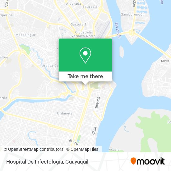 Mapa de Hospital De Infectología