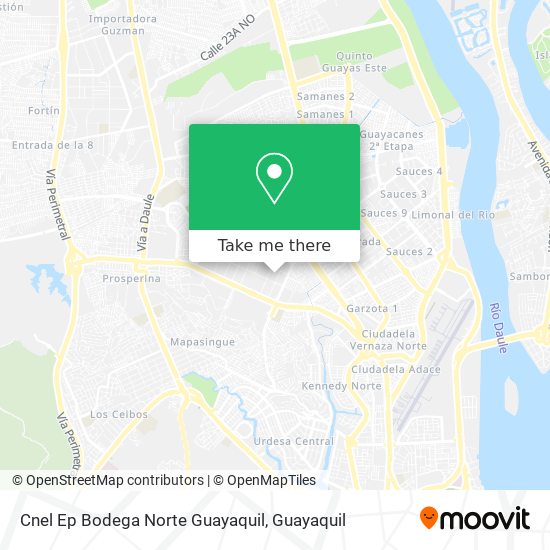 Cnel Ep Bodega Norte Guayaquil map