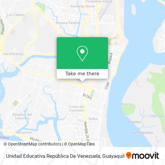 Mapa de Unidad Educativa República De Venezuela