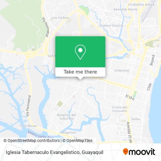 Iglesia Tabernaculo Evangelistico map