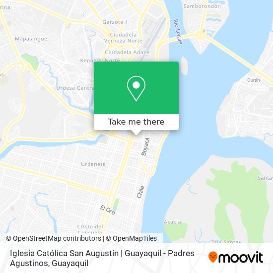 Iglesia Católica San Augustín | Guayaquil - Padres Agustinos map