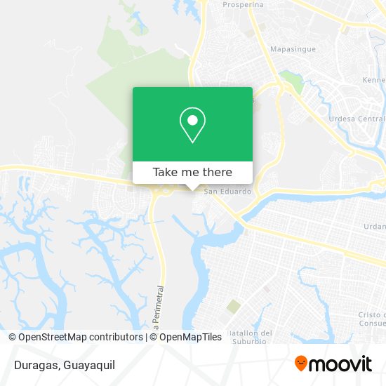 Duragas map