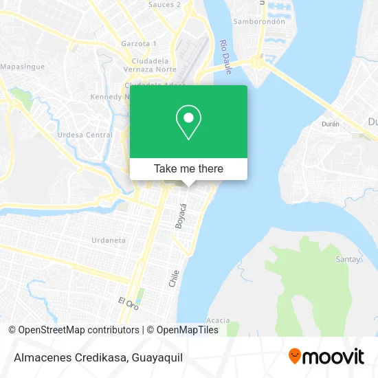 Almacenes Credikasa map