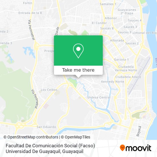 Facultad De Comunicación Social (Facso) Universidad De Guayaquil map
