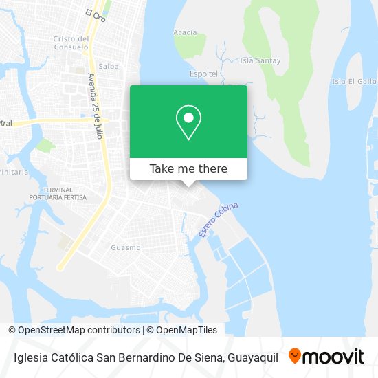 Iglesia Católica San Bernardino De Siena map