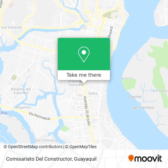 Comisariato Del Constructor map