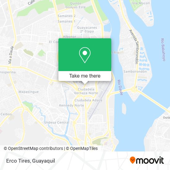 Erco Tires map
