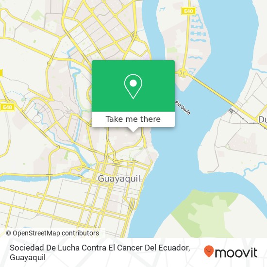 Sociedad De Lucha Contra El Cancer Del Ecuador map