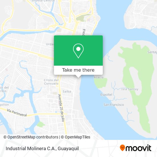 Mapa de Industrial Molinera C.A.