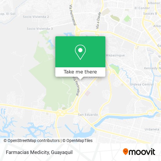 Farmacias Medicity map