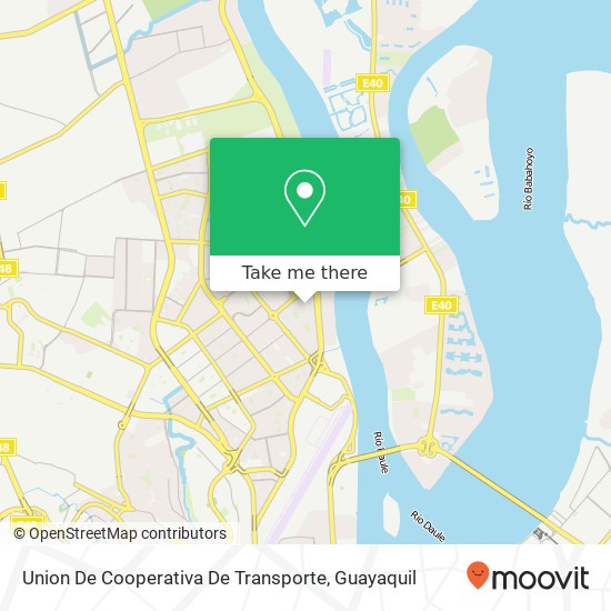 Union De Cooperativa De Transporte map