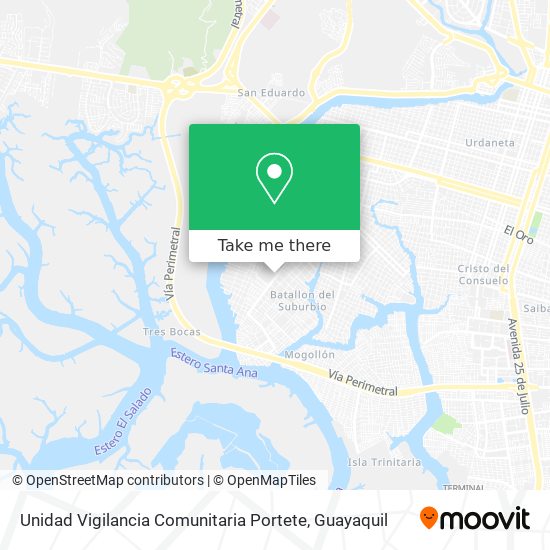 Unidad Vigilancia Comunitaria Portete map