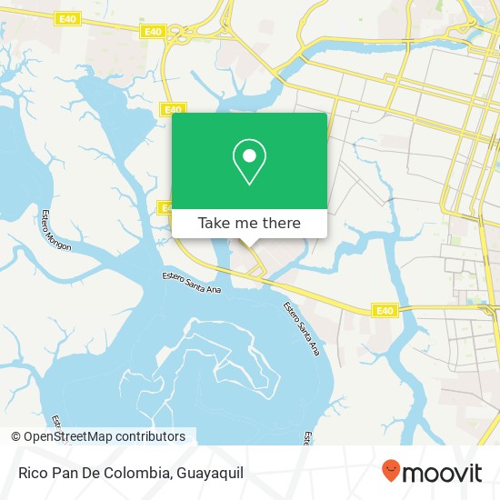 Rico Pan De Colombia map