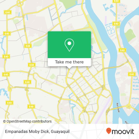 Mapa de Empanadas Moby Dick