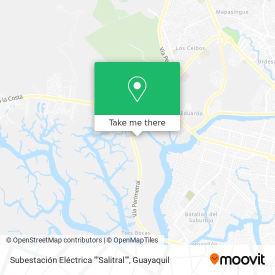 Subestación Eléctrica ""Salitral"" map
