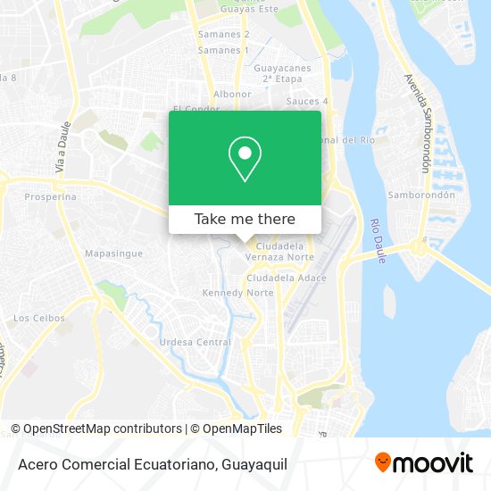 Acero Comercial Ecuatoriano map