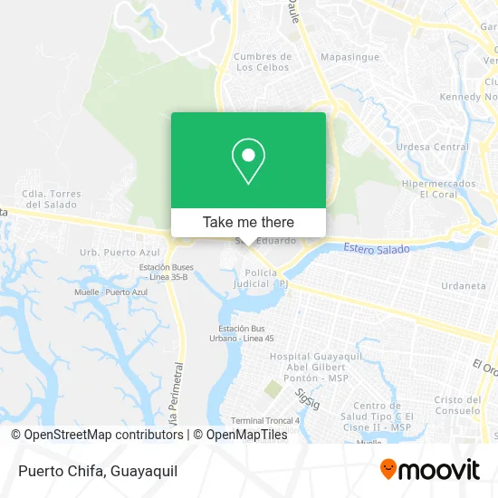 Puerto Chifa map