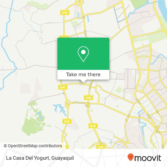 Mapa de La Casa Del Yogurt