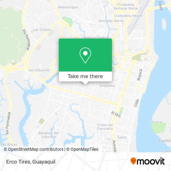 Erco Tires map