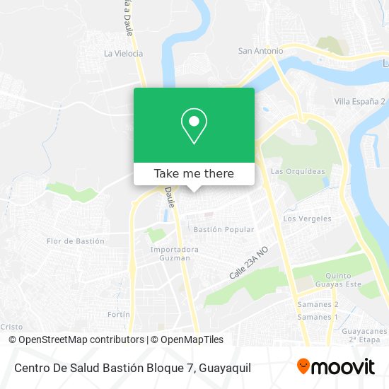 Mapa de Centro De Salud Bastión Bloque 7