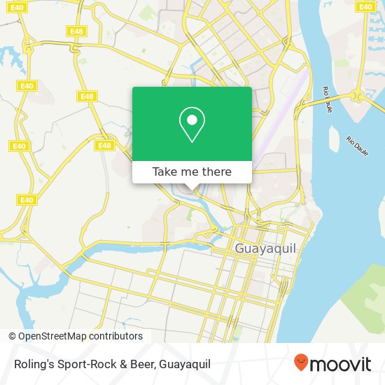 Roling's Sport-Rock & Beer map