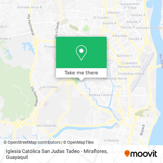 Iglesia Católica San Judas Tadeo - Miraflores map