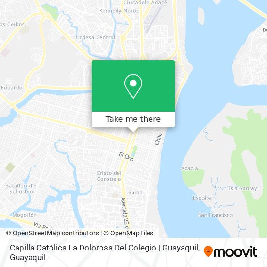 Capilla Católica La Dolorosa Del Colegio | Guayaquil map