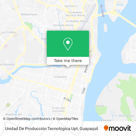 Unidad De Producción Tecnológica Upt map