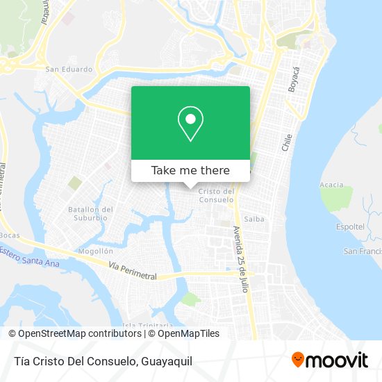 Tía Cristo Del Consuelo map