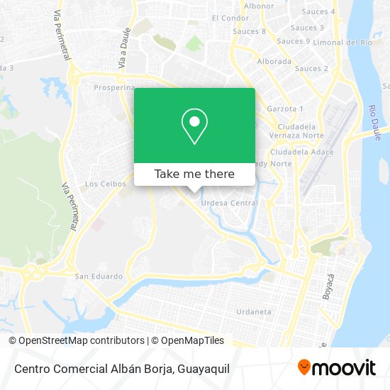 Centro Comercial Albán Borja map