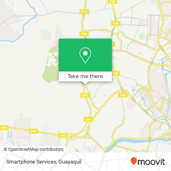 Mapa de Smartphone Services