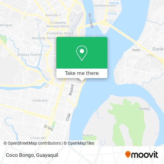 Coco Bongo map