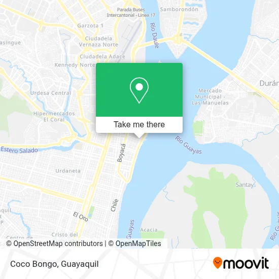 Coco Bongo map