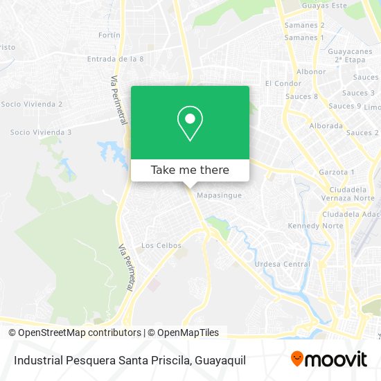 Industrial Pesquera Santa Priscila map