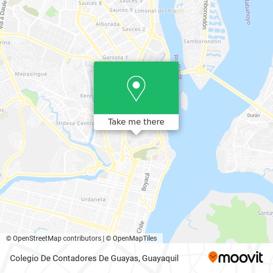 Mapa de Colegio De Contadores De Guayas